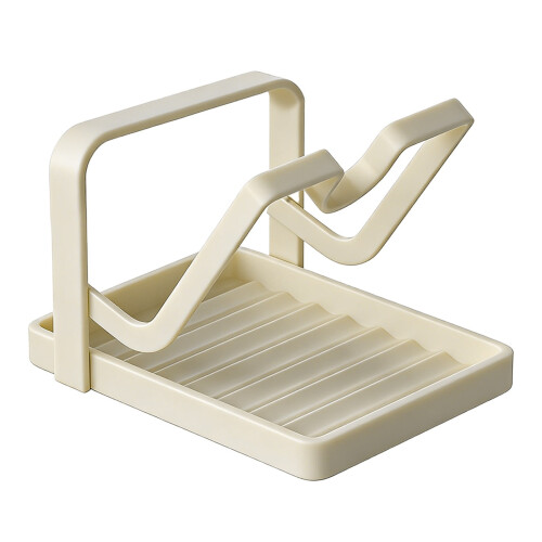 Kitchen Pot Lid Storage Rack with Removable Drip Tray 1 Pack