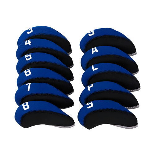 Golf Iron Club Covers Set with Large Numbers 11 Pieces 1