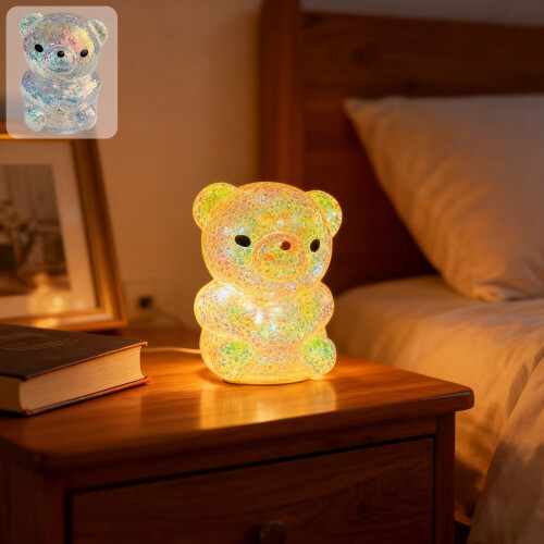 Bear Night Light Starry Projection Lamp 1 Pack 1