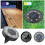 Solar Ground Lights Outdoor Disk 8 LED IP68 Waterproof 1