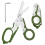(Red) 6-in-1 Multi-Function Scissors Set HC420 High Carbon Stainless Steel Kitchen Shears All-Purpose Household Tool with Storage Box 2