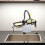 Kitchen Sink Organizer with Hooks Space Aluminum Drip Tray 4