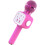 Kids Karaoke Microphone Wireless Portable Speaker Light Pink 1