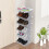 Stackable Plastic Shoe Rack Ventilated Non-Slip 4-Tier 1