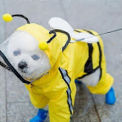 (m, green) waterproof dog raincoat full coverage for outdoor use