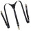 PU Leather Suspenders for Men Adjustable Hook Design 1