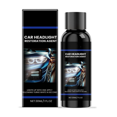 Headlight Restoration Kit Cleaner and Polish 30ml 1