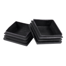 50mm x 50mm Plastic Square End Blind Plugs Cap Pipe Inserts 36Pcs