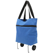 Storage Bag with Wheels for Groceries Oxford Cloth Travel