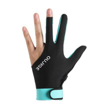 Spandex Billiard Gloves Three-Finger Exposed Design