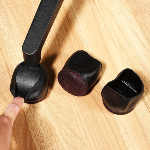 Chair Caster Cover Black 5 Pcs 1