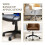 Chair Caster Cover Black 5 Pcs 6