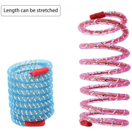 Pet Cat Toy Springs Colorful Wide 5pcs 2