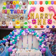 50 Rolls Glue Point Clear Balloon Glue Removable Adhesive Dots Double Sided Dots Glue Tape for Balloons Wedding Decors