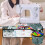 Snowman Sewing Machine Mat for Table Protector with Cylinder 4