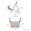 White Folding Plastic Music Stand Adjustable Clamp Home Use 2