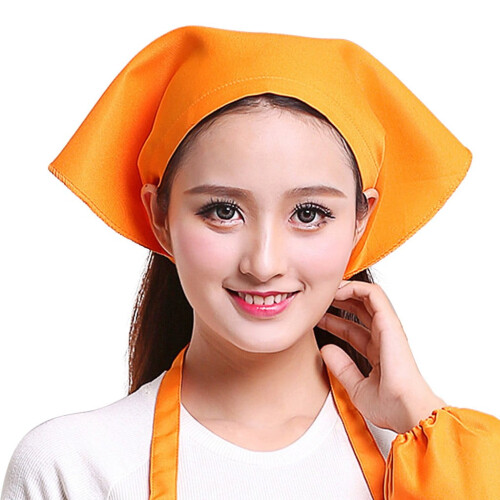Chef Cap Triangle Shape with Tie Closure Adjustable 1