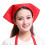 Chef Cap Triangle Shape with Tie Closure Adjustable 5