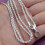 Twist Chain Necklace Silver Thin Metal Choker 6