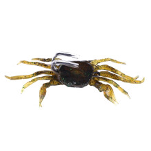 Crab-Shape Soft Silicone Fishing Lure with Barbed Hooks