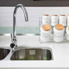 Acrylic Dish Brush Holder Minimalist Kitchen 2 Pcs
