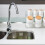 Acrylic Dish Brush Holder Minimalist Kitchen 2 Pcs 1