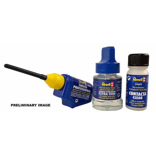 Revell Revell 39618 Contacta Glue Basic Set - Professional/Extra Thin/Clear 3-Pack