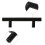 Cabinet Pulls Matte Black 5 Inch 3-Hole 30-Pack 3