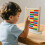 Wooden Abacus Stand Multi-Color 1 Piece 3
