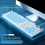Gaming Keyboard Mechanical Feel USB Wired RGB Backlit 1
