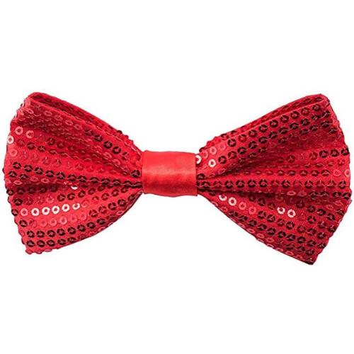 Men's Pre-Tied Bow Tie Shiny Sequin Adjustable