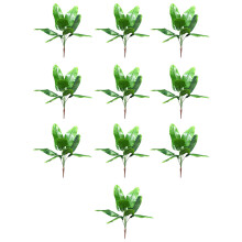 10X Artificial Plants Tropical Leaves Banana Tree Faux Leaf of Plant Fake Leaves