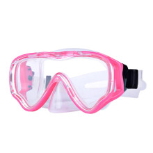 Panoramic HD Snorkel Mask with Anti-Fog Tempered Glass, One