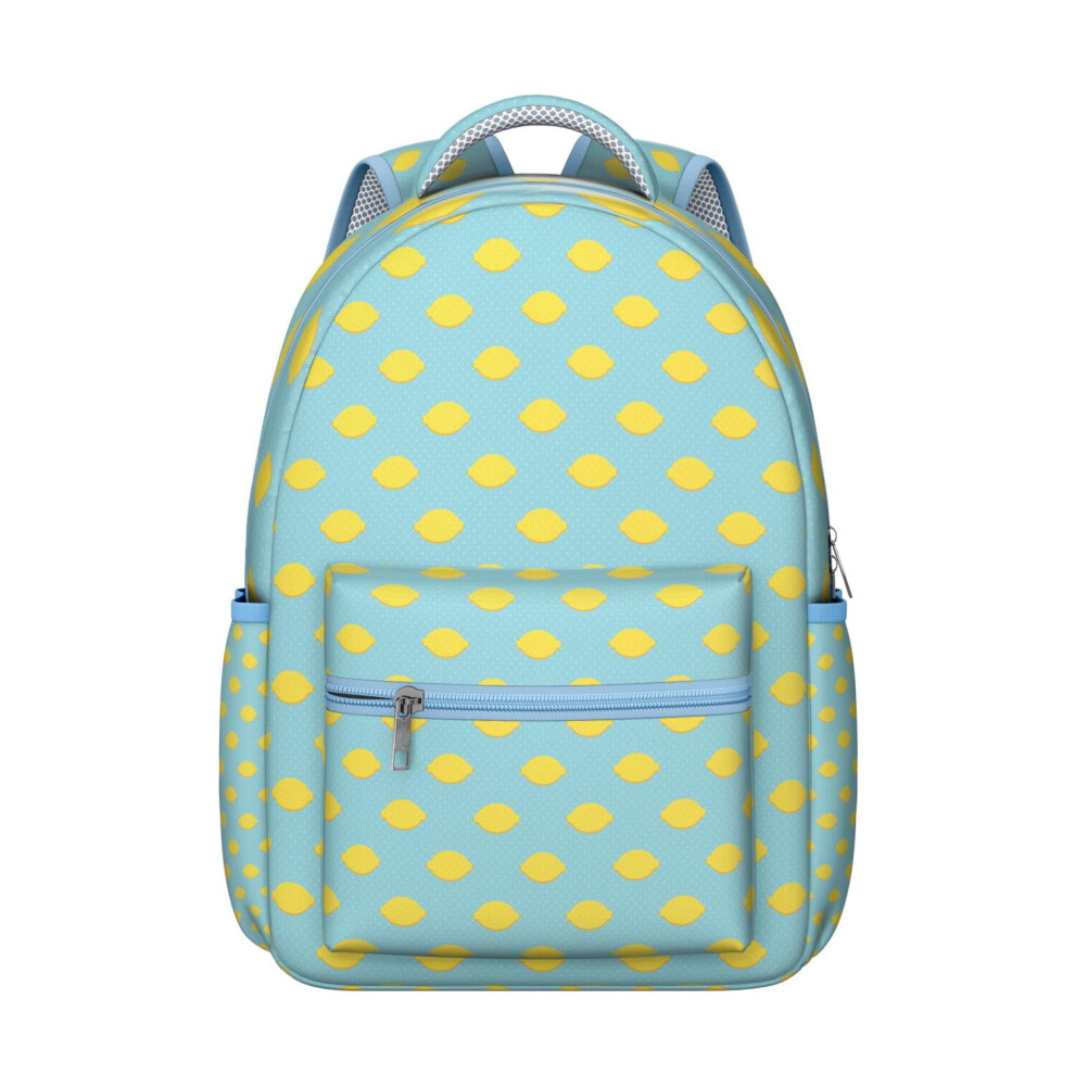 Lemon Print Backpack Durable Roomy 15.6 Inch Laptop 9101399928119