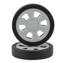 20X Luggage Accessories Wheels Aircraft Suitcase Pulley Rollers Mute Wheel Wear-Resistant Parts Repair 55X12mm