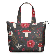 Travel Bag Mushroom Style Gym Duffel for Laptop and Yoga
