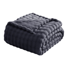 Bubble Rabbit Flannel Sofa Blanket Coral Velvet Small Rug