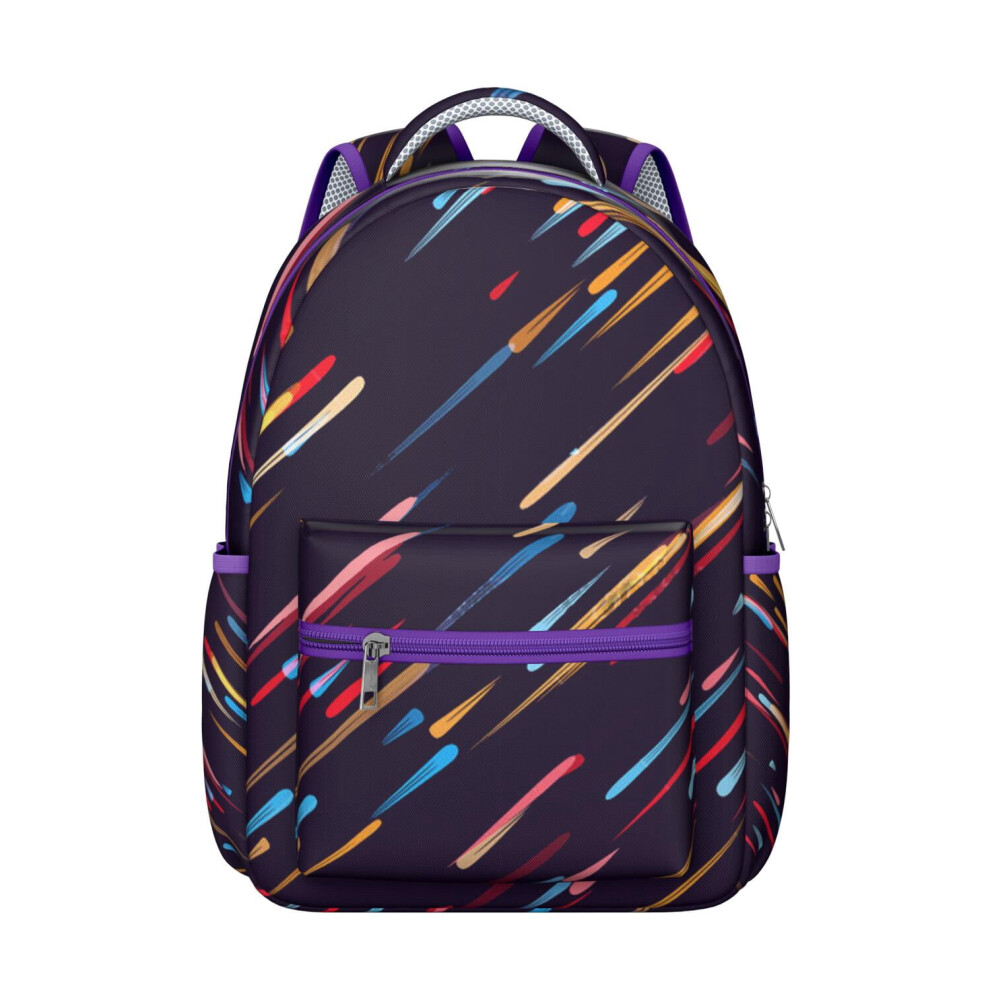 Geometric Texture Laptop Backpack Durable 15.6-Inch 9101399932550