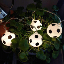 Soccer Ball String Lights LED 10-Pack 5FT Battery Powered