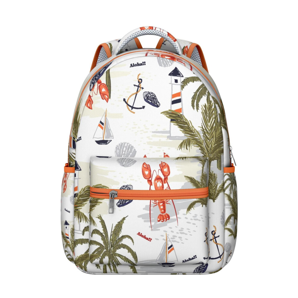 Hawaii Tropical Palm Leaves Backpack 15.6" Laptop 9101399932970