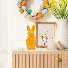Easter Bunny Figurines Spring Home Decor 4 Pcs