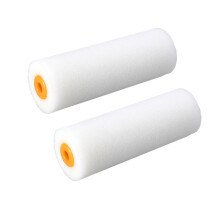 Smooth Paint Roller White 2 Pieces