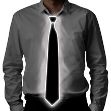 LED Neckties Bowties Suspenders Glow-in-the-Dark Adjustable