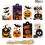 Halloween Tags with String 80 Pcs 8 Designs 1