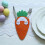 Carrot Cutlery Pouch Silverware Organizer Multicolor 5