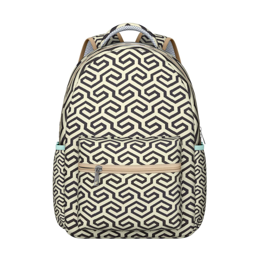 Geometric Texture Backpack For College Students 1 Pack 9101399929888