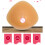 Prosthetic Breast Inserts Soft Silicone Symmetrical 6
