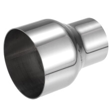 Universal 2.01'' ID to 2.99'' ID Exhaust Pipe Adapter Connector Reducer Stainless Steel