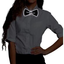 LED Neckties Bowties Suspenders Glow-in-the-Dark Adjustable
