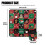 Christmas Buffalo Plaid Sewing Machine Pad Dust Cover with 5
